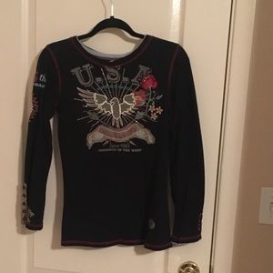 Double-D Ranchwear long sleeve shirt.